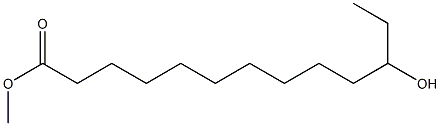 11-Hydroxytridecanoic acid methyl ester Struktur