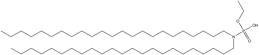 N,N-Ditricosylamidophosphoric acid hydrogen ethyl ester Struktur