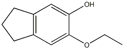 6-Ethoxyindan-5-ol Struktur