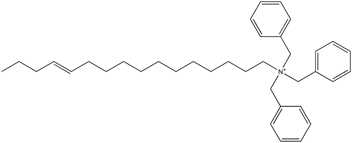 (12-Hexadecenyl)tribenzylaminium Struktur