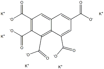 1,2,3,6,8-Naphthalenepentacarboxylic acid pentapotassium salt Struktur