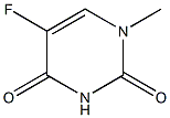 1-Methyl-5-fluorouracil Struktur