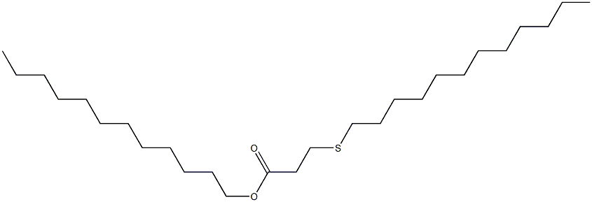 3-(Dodecylthio)propionic acid dodecyl ester Struktur