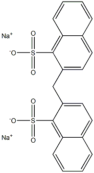 2,2'-Methylenebis(1-naphthalenesulfonic acid)disodium salt Struktur