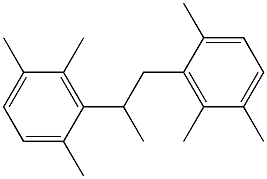 3,3'-(1,2-Propanediyl)bis(1,2,4-trimethylbenzene) Struktur