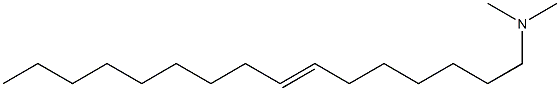 N,N-Dimethyl-7-hexadecen-1-amine Struktur