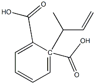 (+)-Phthalic acid hydrogen 2-[(S)-1-methylallyl] ester Struktur