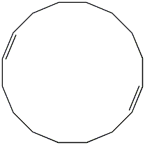 1,9-Cyclohexadecadiene Struktur