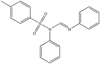 N1,N2-Diphenyl-N1-tosylformamidine Struktur