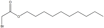 2-Bromoacetic acid decyl ester Struktur