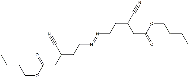 5,5'-Azobis(3-cyanovaleric acid)dibutyl ester Struktur