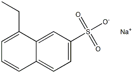 8-Ethyl-2-naphthalenesulfonic acid sodium salt Struktur