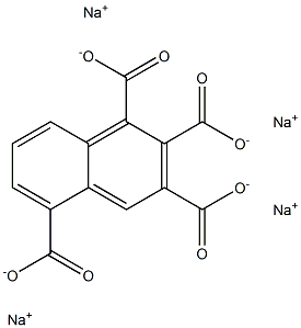 1,2,3,5-Naphthalenetetracarboxylic acid tetrasodium salt Struktur