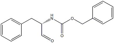 N-[(1S)-1-Formyl-2-phenylethyl]carbamic acid benzyl ester Struktur