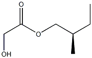 (-)-Glycolic acid (R)-2-methylbutyl ester Struktur