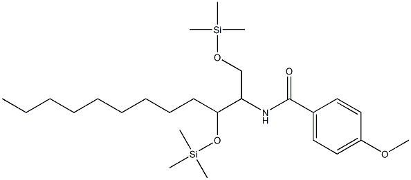 N-[1,3-Bis(trimethylsilyloxy)dodecan-2-yl]-4-methoxybenzamide Struktur