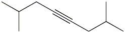 2,7-Dimethyl-4-octyne Struktur