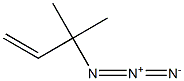 3-Methyl-3-azido-1-butene Struktur