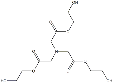 Nitrilotriacetic acid tris(2-hydroxyethyl) ester Struktur