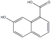 7-Hydroxy-1-naphthoic acid Struktur