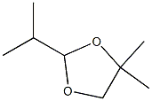 2-Isopropyl-4,4-dimethyl-1,3-dioxolane Struktur