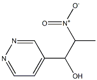 1-(4-Pyridazinyl)-2-nitro-1-propanol Struktur