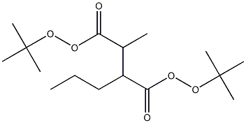 Hexane-2,3-di(peroxycarboxylic acid)di-tert-butyl ester Struktur