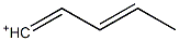 (3E)-1,3-Pentadiene-1-cation Struktur