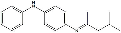 N-(1,3-Dimethylbutylidene)-N'-phenyl-p-phenylenediamine Struktur