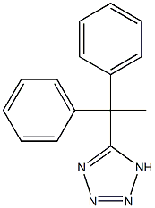 5-(1,1-Diphenylethyl)-1H-tetrazole Struktur