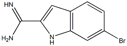 6-Bromo-1H-indole-2-carboxamidine Struktur