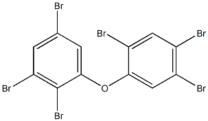 2,2',3,4',5,5'-Hexabromo[1,1'-oxybisbenzene] Struktur