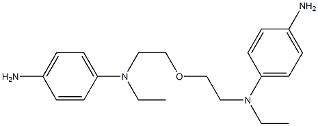 Bis[2-[N-(p-aminophenyl)-N-ethylamino]ethyl] ether Structure