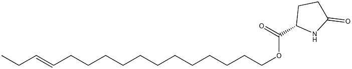 (S)-5-Oxopyrrolidine-2-carboxylic acid 13-hexadecenyl ester Struktur