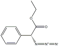 [R,(-)]-Azidophenylacetic acid ethyl ester Struktur