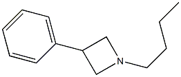 1-Butyl-3-phenylazetidine Struktur