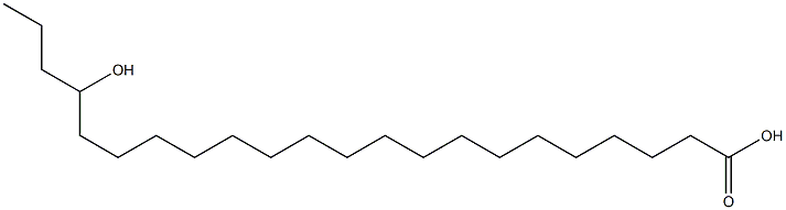 19-Hydroxydocosanoic acid Struktur