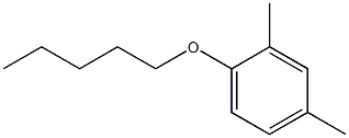 Amyl xylyl ether Struktur