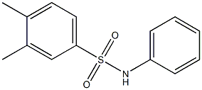 N-Phenyl-3,4-dimethylbenzenesulfonamide Struktur