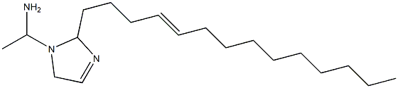 1-(1-Aminoethyl)-2-(4-tetradecenyl)-3-imidazoline Struktur