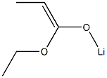 (1-Ethoxy-1-propenyloxy) lithium Struktur