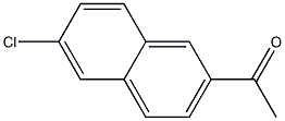 2-Acetyl-6-chloronaphthalene Struktur