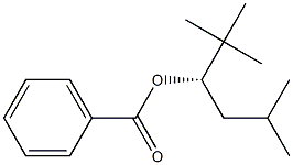 [S,(-)]-2,2,5-Trimethyl-3-hexanol benzoate Struktur