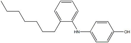 2'-Heptyl[iminobisbenzen]-4-ol Struktur