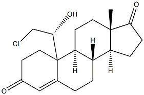 10-[(R)-2-Chloro-1-hydroxyethyl]estr-4-ene-3,17-dione Struktur