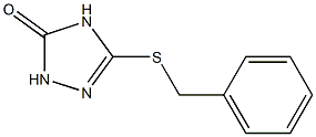 5-Benzylthio-2H-1,2,4-triazol-3(4H)-one Struktur