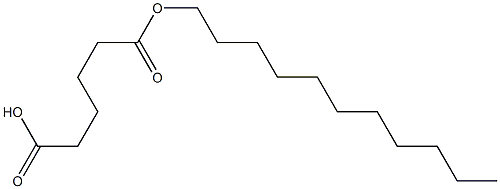 Adipic acid hydrogen 1-undecyl ester Struktur