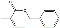 (Z)-2-Methyl-2-butenoic acid benzyl ester Struktur