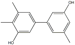 4,5,5'-Trimethyl-1,1'-biphenyl-3,3'-diol Struktur