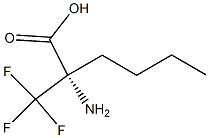 2-(Trifluoromethyl)-L-norleucine Struktur